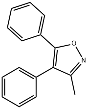 3-methyl -4,5-diphenyl-4,5-didydro-isoxazole 化学構造式