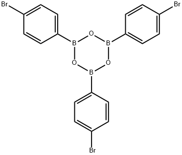 Boroxin, 2,4,6-tris(4-bromophenyl)- Structure