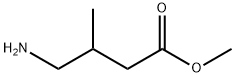 Butanoic acid, 4-amino-3-methyl-, methyl ester Struktur