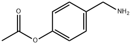 Phenol, 4-(aminomethyl)-, 1-acetate Struktur