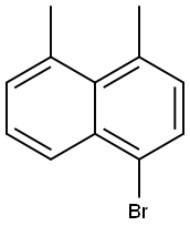 1-溴-4,5-二甲基萘 结构式