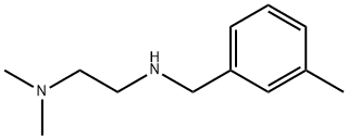 2-(二甲氨基)乙基][(3-甲基苯基)甲基]胺 结构式