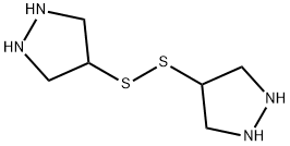 Pyrazolidine, 4,4'-dithiobis- Structure
