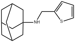 2-Thiophenemethanamine, N-tricyclo[3.3.1.13,7]dec-1-yl- 化学構造式