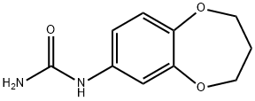 1-(3,4-二氢-2H-苯并[B][1,4]二氧杂环-7-基)脲, 757220-94-3, 结构式