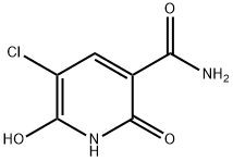 3-Pyridinecarboxamide, 5-chloro-1,2-dihydro-6-hydroxy-2-oxo-,75993-42-9,结构式