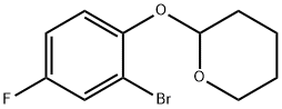 2H-Pyran, 2-(2-bromo-4-fluorophenoxy)tetrahydro- 化学構造式
