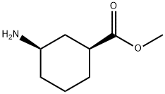 Cyclohexanecarboxylic acid, 3-amino-, methyl ester, (1R,3S)-rel-(+)- (9CI) Structure