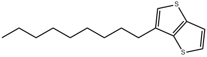 3-nonylthieno[3,2-b]thiophene Struktur