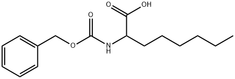 2-{[(benzyloxy)carbonyl]amino}octanoic acid 结构式