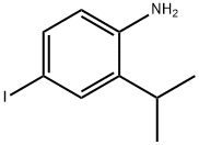 Benzenamine, 4-iodo-2-(1-methylethyl)- 化学構造式