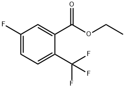 5-氟-2-(三氟甲基)苯甲酸乙酯, 773135-32-3, 结构式