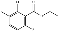 Ethyl 2-chloro-6-fluoro-3-methylbenzoate Struktur