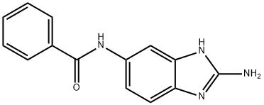 N-(2-Amino-1H-benzimidazol-5-yl)benzamide 结构式