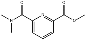 2-Pyridinecarboxylic acid, 6-[(dimethylamino)carbonyl]-, methyl ester Structure