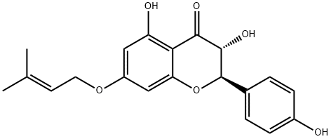 7-Prenyloxyaromadendrin Structure