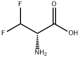 D-Alanine, 3,3-difluoro- 化学構造式