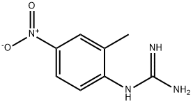 Guanidine, N-(2-methyl-4-nitrophenyl)- Struktur