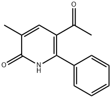 2(1H)-Pyridinone,5-acetyl-3-methyl-6-phenyl-(9CI) 结构式