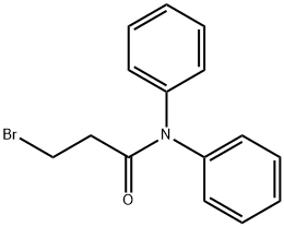 Propanamide, 3-bromo-N,N-diphenyl- Struktur