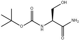 Boc-Ser-NH2, 80312-69-2, 结构式