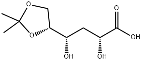 3-Deoxy-5,6-O-(1-methylethylidene)-D-ribo-hexonic acid,805968-10-9,结构式