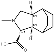 4,?7-?Ethano-?1H-?isoindole-?1-?carboxylic acid, octahydro-?2-?methyl-?, (1R,?3aS,?7aR)?-?rel- Structure