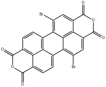 Perylo[3,4-cd:9,10-c'd']dipyran-1,3,8,10-tetrone, 5,13-dibromo-,807627-42-5,结构式