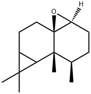 Cyclopropa[5,?6]?naphth[1,?8a-?b]?oxirene, decahydro-?1,?7,?7,?7b-?tetramethyl-?, (1R,?3aS,?4aR,?7bR)?- 结构式