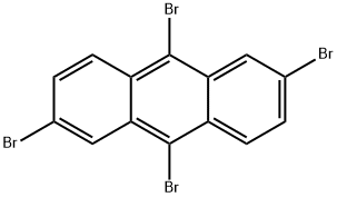 Anthracene, 2,6,9,10-tetrabromo- 化学構造式