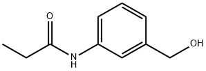 N-[3-(hydroxymethyl)phenyl]propanamide Struktur