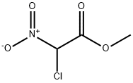 Acetic acid, 2-chloro-2-nitro-, methyl ester Struktur