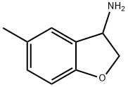 3-Benzofuranamine, 2,3-dihydro-5-methyl- Struktur