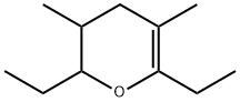 2H-Pyran, 2,6-diethyl-3,4-dihydro-3,5-dimethyl- Structure