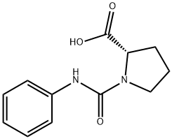 Proline, 1-[(phenylamino)carbonyl]- Structure