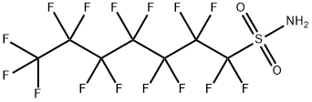 1-Heptanesulfonamide, 1,1,2,2,3,3,4,4,5,5,6,6,7,7,7-pentadecafluoro- Struktur