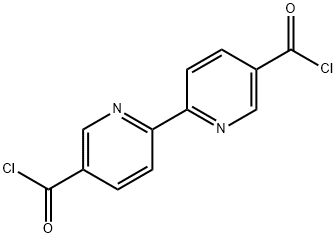 [2,2'-bipyridine]-5,5'-dicarbonyl dichloride Struktur