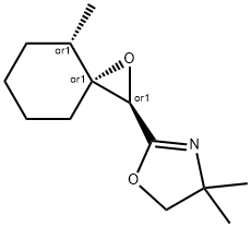 rel-4,5-Dihydro-4,4-dimethyl-2-[(2R,3R,4S)-4-methyl-1-oxaspiro[2.5]oct-2-yl]oxazole,831225-05-9,结构式