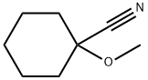 1-methoxycyclohexane-1-carbonitrile Struktur