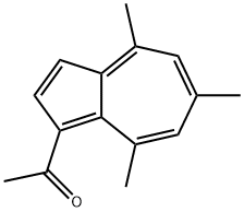 Ethanone, 1-(4,6,8-trimethyl-1-azulenyl)- Struktur