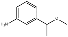 3-(1-methoxyethyl)aniline Structure