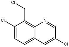 3,7-二氯-8-氯甲基喹啉, 84086-96-4, 结构式