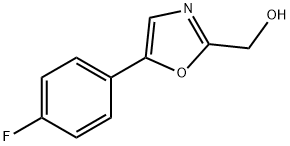 5-(4-氟苯基)-1,3-噁唑-2-基]甲醇,844818-52-6,结构式