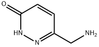 3(2H)-Pyridazinone, 6-(aminomethyl)- 化学構造式