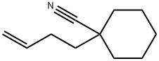 Cyclohexanecarbonitrile, 1-(3-buten-1-yl)- Structure