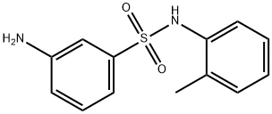 3-氨基-N-(2-甲基苯基)苯磺酰胺,847171-68-0,结构式