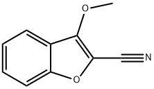 3-methoxy-1-benzofuran-2-carbonitrile Structure
