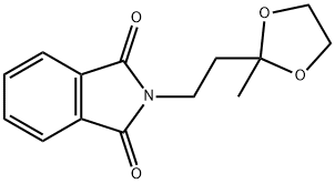2 - Methyl - 2 - (2 - phthaliMidoethyl) - 1,3 - dioxolane Structure