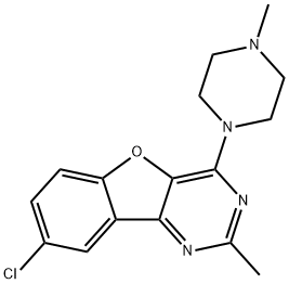 8-chloro-2-methyl-4-(4-methylpiperazin-1-yl)-[1]benzofuro[3,2-d]pyrimidine|H4 RECEPTOR ANTAGONIST 1