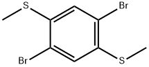 2,5-二溴-1,4-二甲硫基苯, 84910-84-9, 结构式
